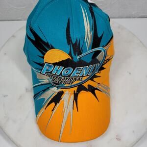 VTG Phoenix International Raceway Hat All Over 3D Blue Orange Dead Stock New